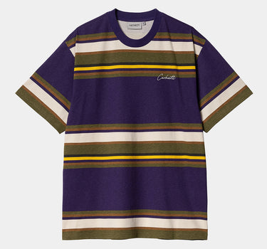 Carhartt Wip Morcom T-shirt I033164 Tyrian Stripe