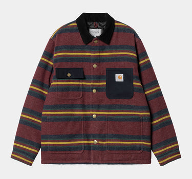 Carhartt Wip Oregon Jacket Starco Stripe Bordeaux