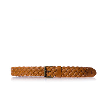 CARHARTT WIP PLAIT BELT I030993 HONEY GOLD MADE IN ITALY CINTA UOMO INTRECCIATA