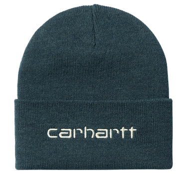 Carhartt wip script beanie i030884 Squid Sel