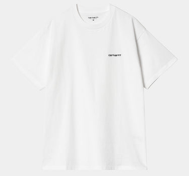 CARHARTT WIP SCRIPT EMBROIDERY T-SHIRT I030435 WHITE