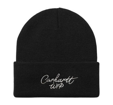 CARHARTT WIP Signature Beanie I033844ブラックワックス