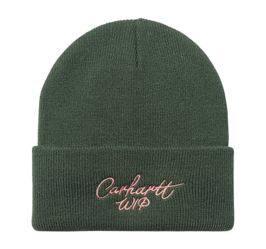 Carhartt Wip Signature Beanie I033844 Sycamore Tree Dusty Rose