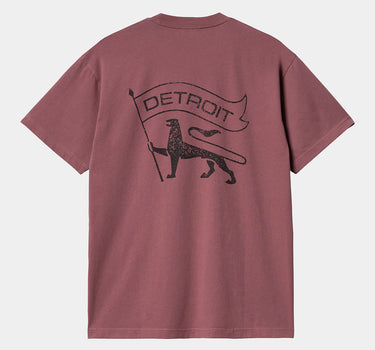 CARHARTT WIP STAMP T-SHIRT I033670 DUSTY FUCHSIA