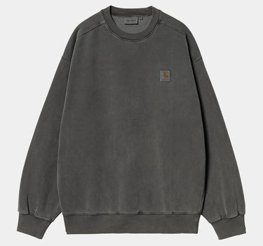 CARHARTT WIP VISTA SWEATSHIRT I029522 GRAPHITE GARMENT DYED