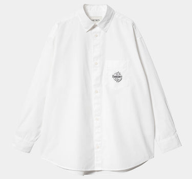 Carhartt Wip Womens Ablaze Shirt I033694 White