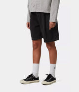 CARHARTT WIP WOMENS ALTA SHORT I033345 BLACK STONE WASHED - Shoelosophy