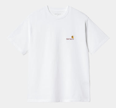 CARHARTT WIP WOMENS AMERICAN SCRIPT T-SHIRT I032218 WHITE