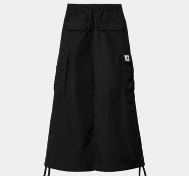 CARHARTT WIP WOMENS CARGO SKIRT LONG I033823 BLACK