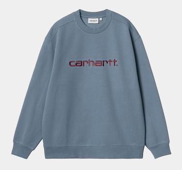 CARHARTT WIP WOMENS CARHARTT SWEATSHIRT I033647 POSITANO MALBEC