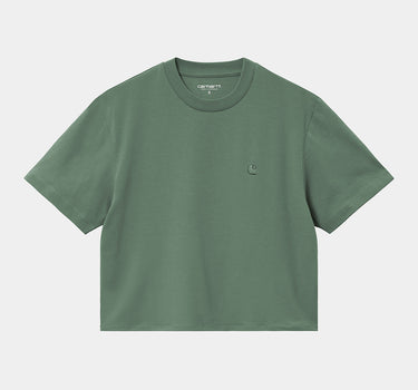 CARHARTT WIP WOMENS CHESTER T-SHIRT I030656 DUCK GREEN