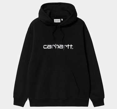 CARHARTT WIP WOMENS HOODED CARHARTT SWEATSHIRT BLACK