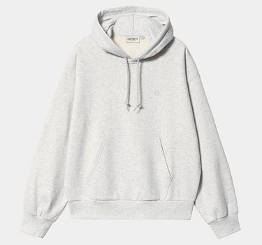 CARHARTT WIP WOMENS HOODED CASEY SWEATSHIRT I032644 ASH HEATHER