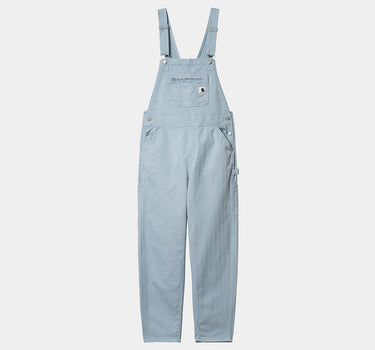 CARHARTT WIP WOMENS NORRIS BIB OVERALL I033567 MISTY SKY