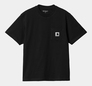 CARHARTT WIP WOMENS POCKET T-SHIRT I031832 BLACK