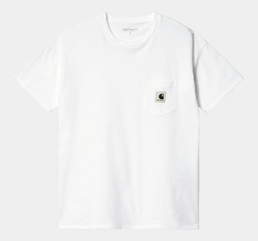 CARHARTT WIP WOMENS POCKET T-SHIRT I031832 WHITE