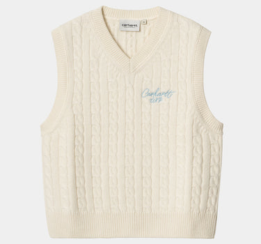 Carhartt Wip Womens Signature Vest I033882 Natural Ice