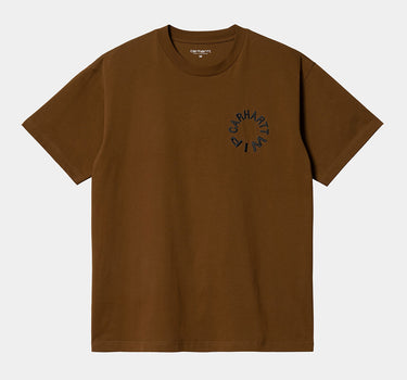 Carhartt Wip Work Varsity T-shirt I032317 Deep Hamilton Brown