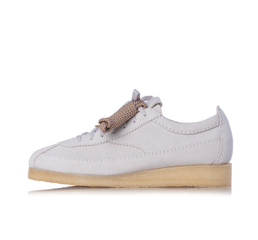 CLARKS ORIGINALS WALLABEE TOR OFF WHITE SUEDE