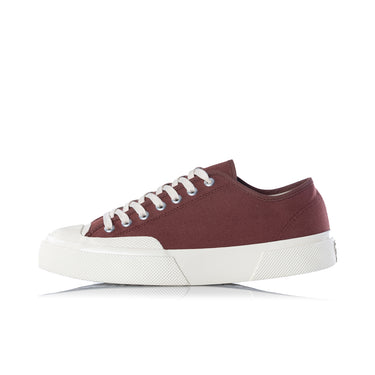 SUPERGA ARTIFACT 2432 WORKS LOW CUT COTTON CANVAS BROWN OFF WHITE
