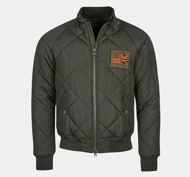 Barbour International Steve McQueen Quilted merchant sage