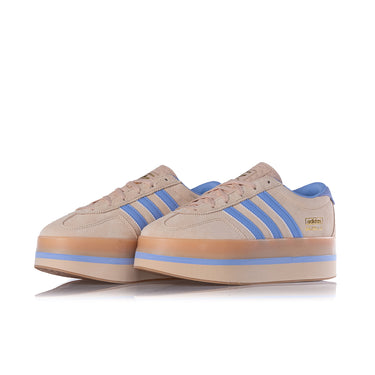 ADIDAS WOMENS GAZELLE STACK JS3927 HALO BLUE BEIGE