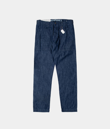 CHESAPEAKE'S FATIGUE PANT DENIM SELVEDGE GRAVES RINSED