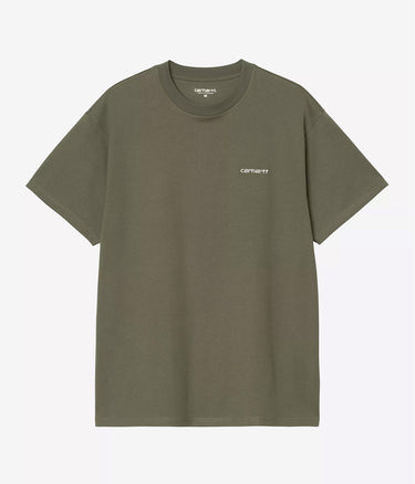 CARHARTT WIP SCRIPT EMBROIDERY T-SHIRT I030435 LEAF