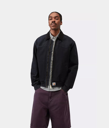 CARHARTT WIP OG SANTA FE JACKET I036240 BLACK GRIND WASH