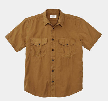 Filson Washed SS feather Cloth Shirt Gold Ochre