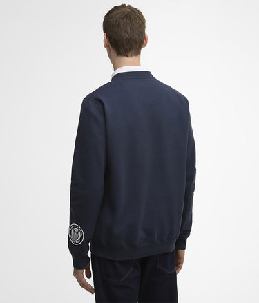 BARBOUR X BARACUTA NORTHERN CREW NECK BRFEL0054 NAVY