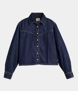 LEVI'S FEMME LOGAN TENCEL SHACKET 005DW-0000 TENCEL DARK NIGHTS - Shoelosophy