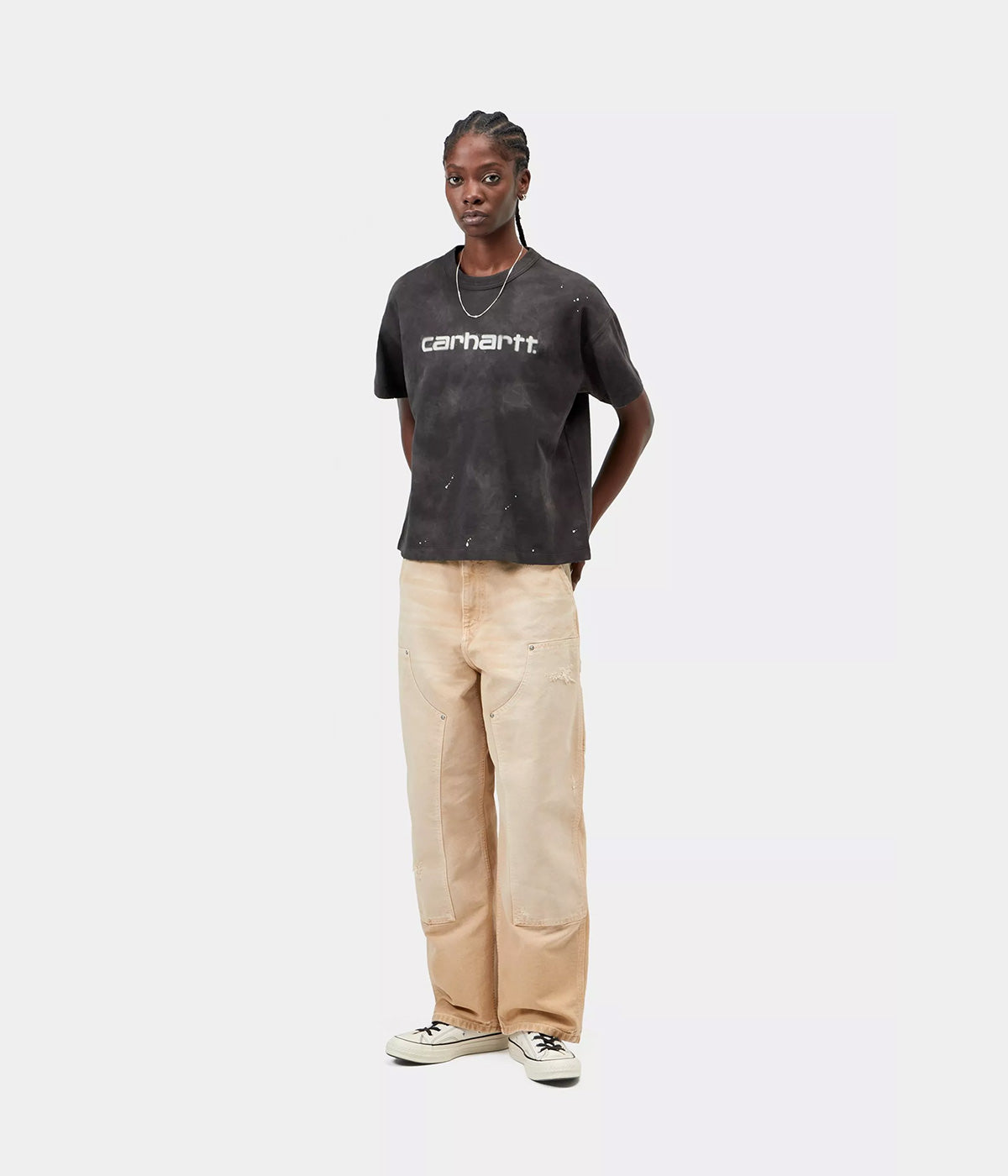 CARHARTT WIP - CARHARTT WIP WOMENS PAINTER T-SHIRT I036848 BLACK