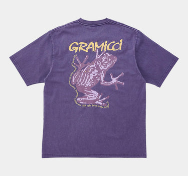 Gramicci Sticky Frog Tee Pigment Dyed Purple