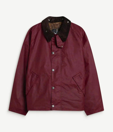 BARBOUR HERITAGE SELECT OVERSIZED TRANSPORT JACKET MWX1678 BIKING RED