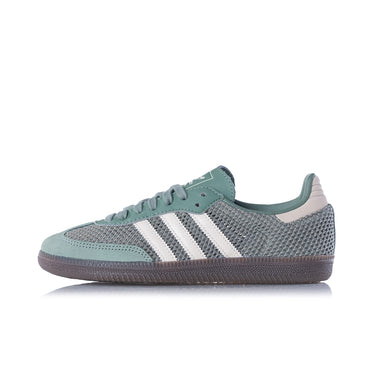 ADIDAS WOMENS SAMBA OG IH4002 SILVER GEEN WONDER WHITE - Shoelosophy