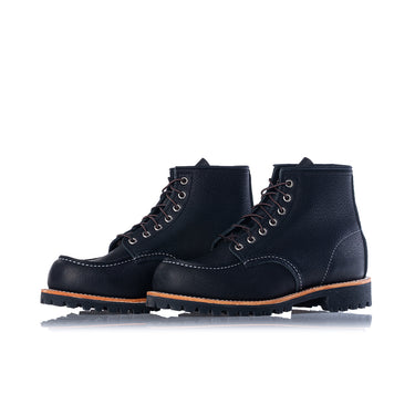 RED WING 2949 MOC TOE ROUGHNECK BLACK MADE IN USA 6" MOC