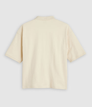 LEVI'S BLUE TAB CROPPED POLO 004TK-0000 ECRU