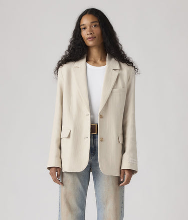 LEVI'S WOMAN STELLA RELAXED BLAZER 005AX-0002 HERRINGBONE PEYOTE