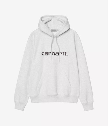 CARHARTT WIP CARHARTT HOODED SWEATSHIRT I030547 ASH HEATHER GRAPHITE