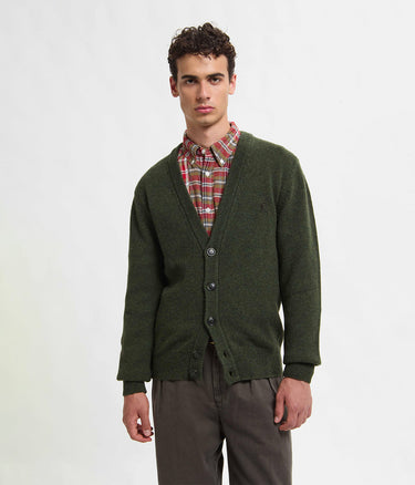 BARACUTA SHETLAND CARDIGAN BRMAG0202 BEECH
