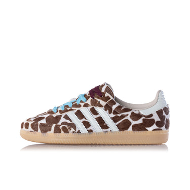 ADIDAS WOMENS SAMBA OG KI6669 ZEBRA PRINT  CRYSTAL LINEN