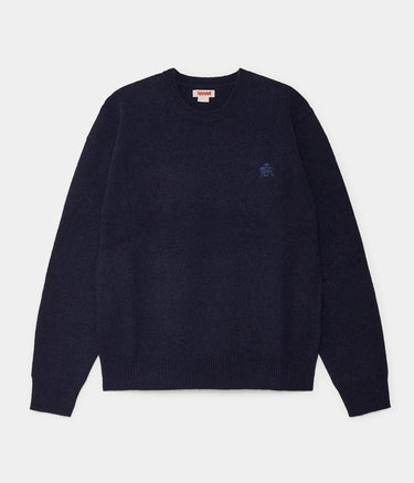 BARACUTA SHETLAND CREWNECK BRMAG0200 NAVY MAGLIONE UOMO