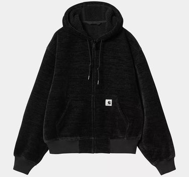 Carhartt Wip Womens OG Active Sweatshirt Jacket I033905 Black Reversible