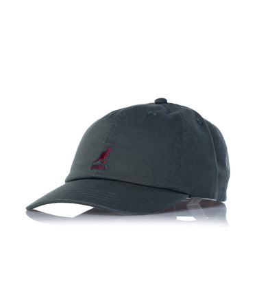 KANGOL WASHED BASEBALL CAP K5165HT PINE GREEN