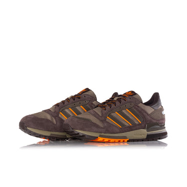 ADIDAS ORIGINALS ZX 600 JR8740 DARK BROWN ORBIT GREEN