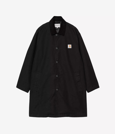 CARHARTT WIP WEBSTER COAT I035618 BLACK RINSED - Shoelosophy