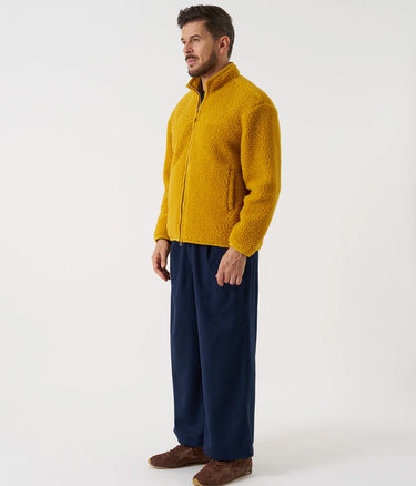 UNIVERSAL WORKS HEP MOUNTAIN JACKET ARTIC FLEECE 35663 YELLOW