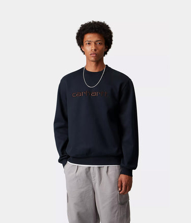 CARHARTT WIP CARHARTT SWEATSHIRT I030546 DEEP NIGHT PALISANDER