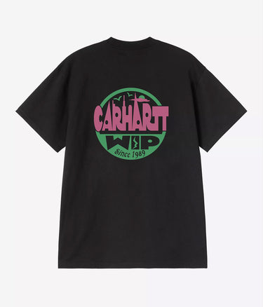 CARHARTT WIP LUGGAGE LABEL T-SHIRT I036892 BLACK